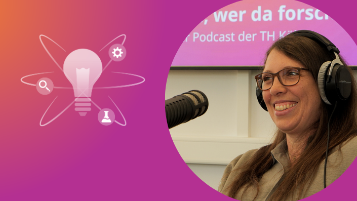 Visual des TH Köln Podcasts mit Prof. Dr. Varney (Bild: TH Köln) Visual des TH Köln Podcasts mit Prof. Dr. Varney (Bild: TH Köln)