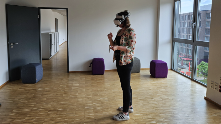 Die Gäste konnten mehrere VR-Szenarios testen