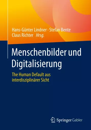 DITES Sammelband Cover: Menschenbilder und Digitalisierung