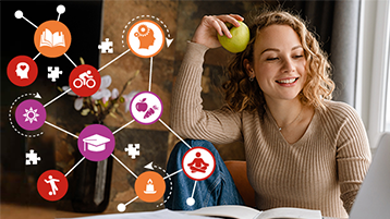 Symbolbild Gesundheitsförderung für Studierende, Promovierende und Mitarbeitende (Bild: Drobot Dean /Adobe Stock)