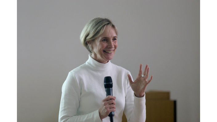 Sylvia Heuchemer, zu der Zeit noch Vizepräsidentin für Studium und Lehre