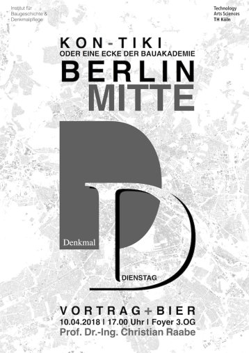DenkmalDienstag Berlin Mitte