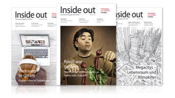 Drei Ausgaben von Inside out (Bild: TH Köln)