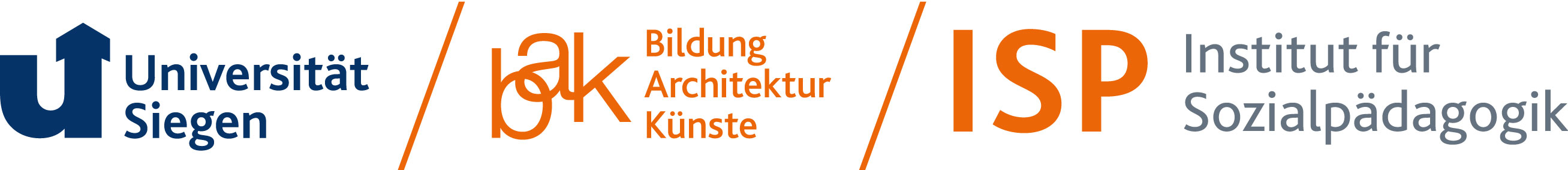 Logo Universität Siegen Bildung Architektur Künste Institut für Sozialpädagogik