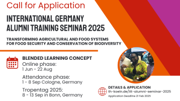 Alumni-Seminar ITT 2025 Call for Application (Image: ITT/F12) Alumni-Seminar ITT 2025 Call for Application (Image: ITT/F12)