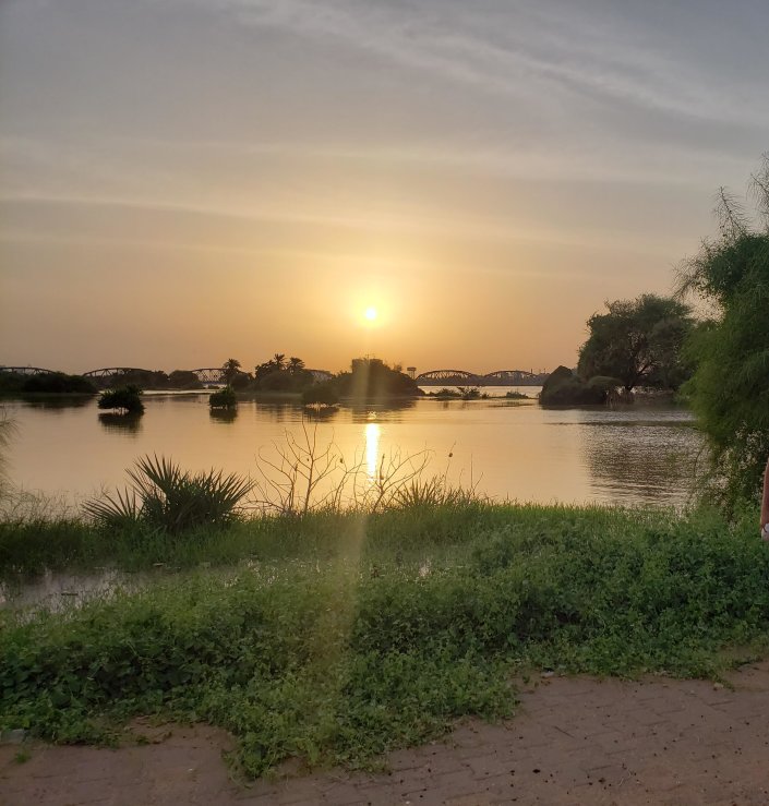 Blue Nile Sudan Sunset