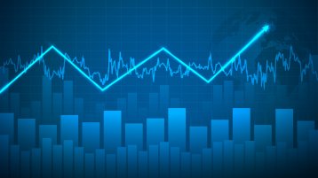 Grafik: Diagramm geschäftliche Entwicklung (Bild: iStock / Vitalii Litvinenko)