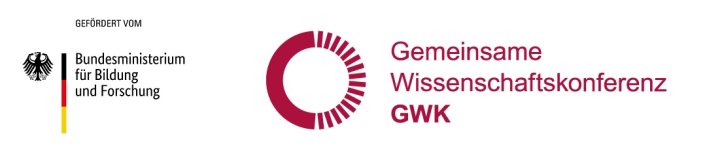 Logos BMBF und GWK