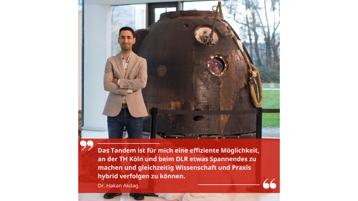 Foto von Hakan Akdag, mit Zitattext überlegt