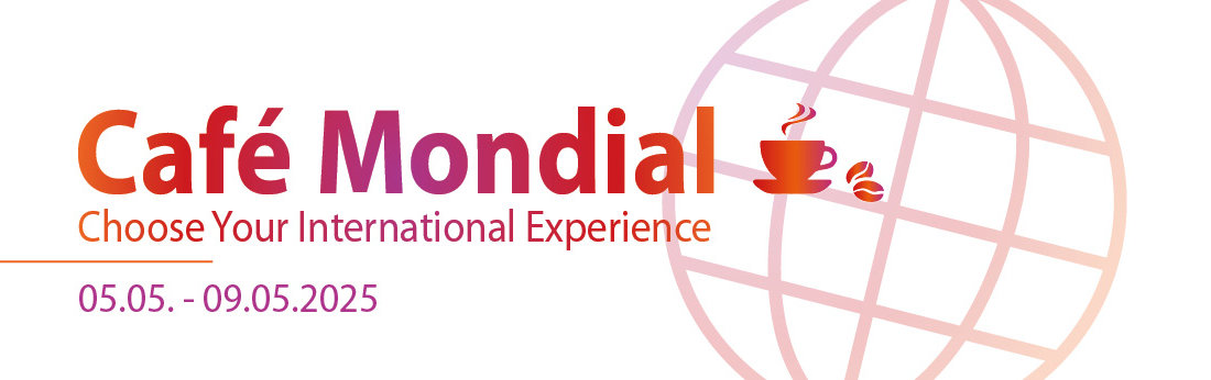 Cafe Mondial Logo ´Sommersemester 25 (Image: TH Köln R2)