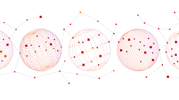 Grafik mit 5 großen Kreis-Symbolen und lauter kleinen Punkten, die durch verschiedene Linien verbunden sind (Image: TH Köln) Grafik mit 5 großen Kreis-Symbolen und lauter kleinen Punkten, die durch verschiedene Linien verbunden sind (Image: TH Köln)