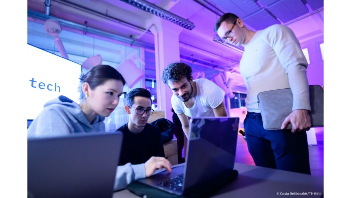 Studenten am PC