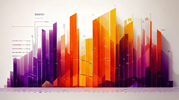 Stilisierte bunte Diagramme (Bild: ZBIW, KI-generiert mit Adobe Firefly)